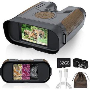 Digital Night Vision Goggles Rechargeable with 32GB Memory Card